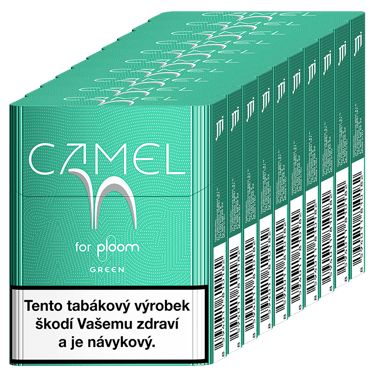 Náplně Camel green pro zařízení Ploom X - 10 krabiček