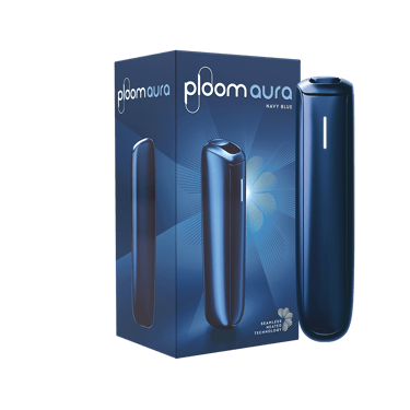 Ploom AURA Navy Blue balení se zařízením