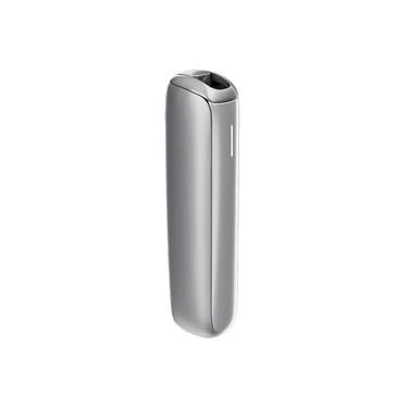 Boční pohled na zařízení Ploom AURA Lunar Silver