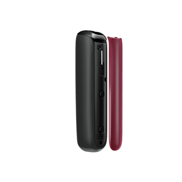 Přední panel Ploom AURA Dark Orchid – boční pohled, oddělený od zařízení