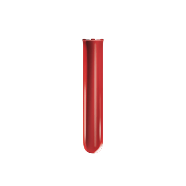 Pohled zepředu na přední panel Ploom AURA v barvě Lava Red