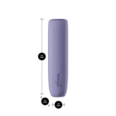 Zadní kryt Ploom AURA Lavender – pohled zepředu