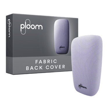 Balení fialového látkového krytu na Ploom X Advanced