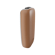Ploom X hnědý kožený zadní panel brown - pohled z boční levé strany