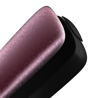 Ploom X ružový přední panel v barvě Rose Shimmer - detailní záběr