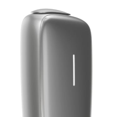Stříbrné Ploom X Advanced zařízení - fotografie levý bok