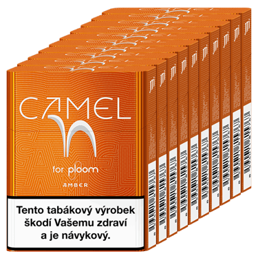 Náplně Camel Amber pro zařízení Ploom X Advanced - 10 krabiček