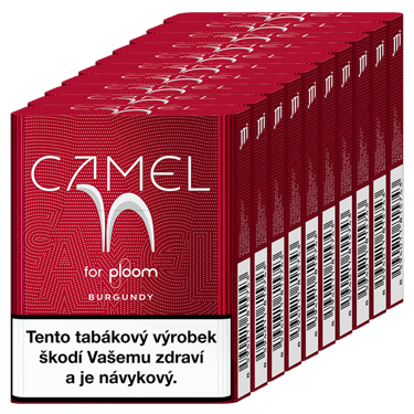 Náplně Camel Burgundy pro zařízení Ploom X Advanced - 10 krabiček