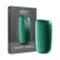 Ploom X zelený přední panel v barvě amazon green a jeho balení - pohled zepředu