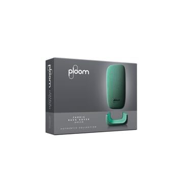 Balení zeleného látkového krytu na Ploom X Advanced