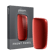 Ploom X červený přední panel v barvě lava red a jeho balení - pohled zepředu