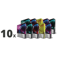 10 krabiček LYO náplní dle vlastního výběru