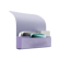 Ploom X fialové textilní přenosné pouzdro lavender otevřené na zařízení a náplně