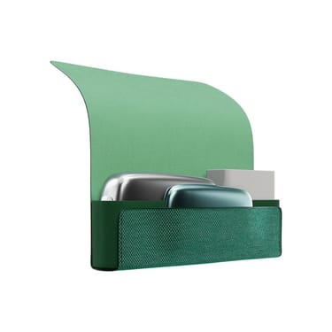 Ploom X zelené textilní přenosné pouzdro green otevřené na zařízení a náplně