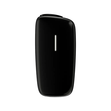 Černý Ploom X Advanced black - pohled z přední strany