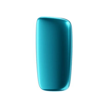 Modrý Ploom X přední panel ocean blue - pohled zepředu
