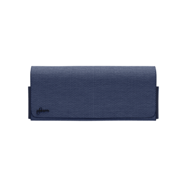 Ploom X modré textilní přenosné pouzdro blue zavřené - pohled z přední strany