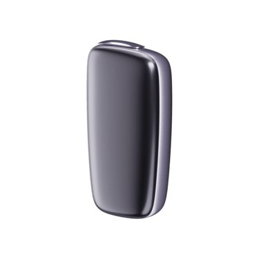 Přední panel na Ploom X Advanced v barvě Lavender - fotka z pravé strany