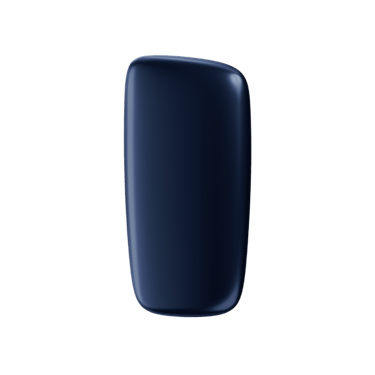 Ploom X modrý přední panel v barvě navy blue - pohled zepředu