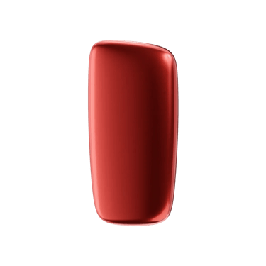 Ploom X červený přední panel v barvě lava red - pohled zepředu