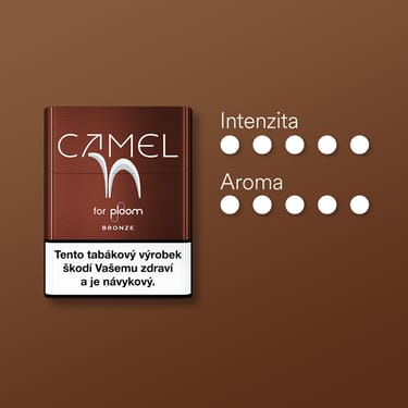 Náplně Camel bronze pro zařízení Ploom a jejich vlastnosti