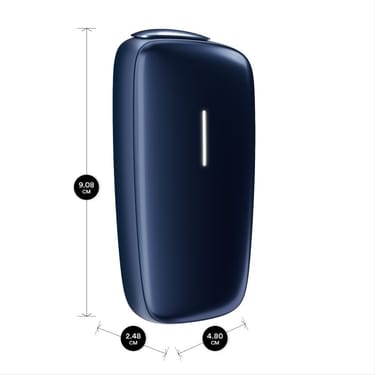 Modrý Ploom X Advanced navy blue s rozměry