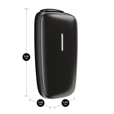 Ploom X Advanced slate grey zařízení a jeho rozměry