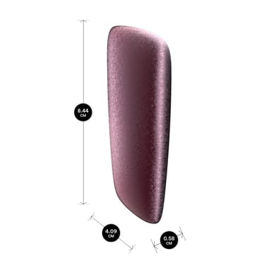 Rozměry předního panelu Rose Shimmer pro Ploom X Advanced zařízení