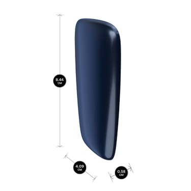 Rozměry předního panelu Navy Blue pro Ploom X Advanced zařízení