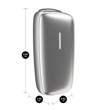 Ploom X Advanced silver s rozměry