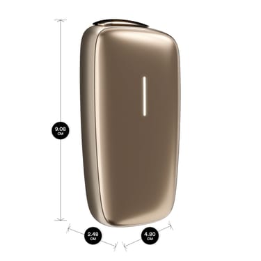 Ploom X Advanced gold s rozměry