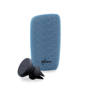 Modrý textilní kryt Blue a držák do auta pro Ploom X Advanced zařízení