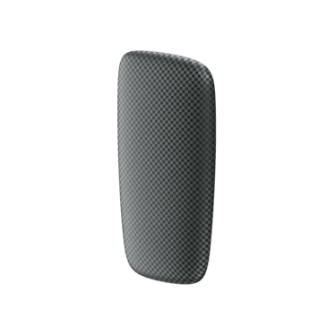 Ploom X šedivý přední panel Squared Slate Grey - pohled z boku