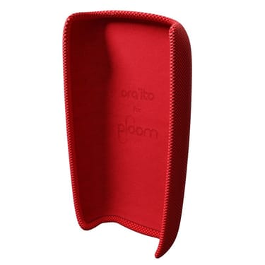 Ploom X červený textilní zadní panel Special Edition Red by Ora ïto - pohled z vnitřní strany
