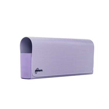 Ploom X fialové textilní přenosné pouzdro lavender zavřené
