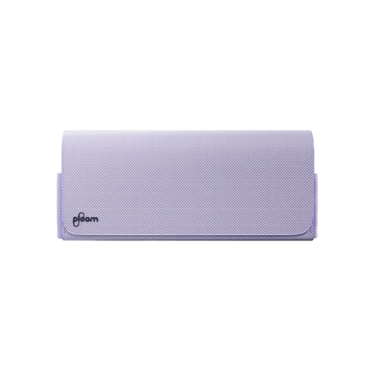 Ploom X fialové textilní přenosné pouzdro lavender zavřené - pohled z přední strany