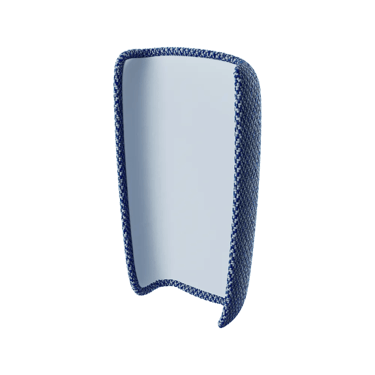 Ploom X modrý textilní zadní panel blue - pohled z vnitřní strany