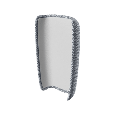 Ploom X šedý textilní zadní panel grey - pohled z vnitřní strany - bílé pozadí