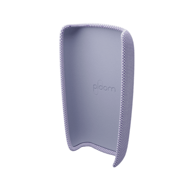 Ploom X fialový textilní zadní panel lavender - pohled z vnitřní strany - bílé pozadí