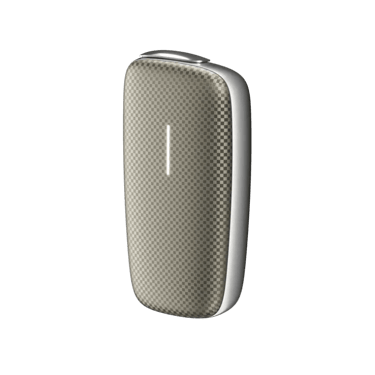 Ploom X zlatý přední panel Squared Gold - pohled z boční strany