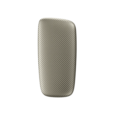 Ploom X zlatý přední panel Squared Gold - pohled zepředu