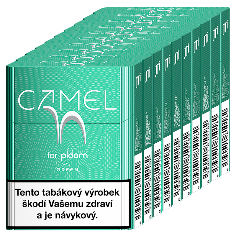 Náplně Camel green pro zařízení Ploom X - 10 krabiček