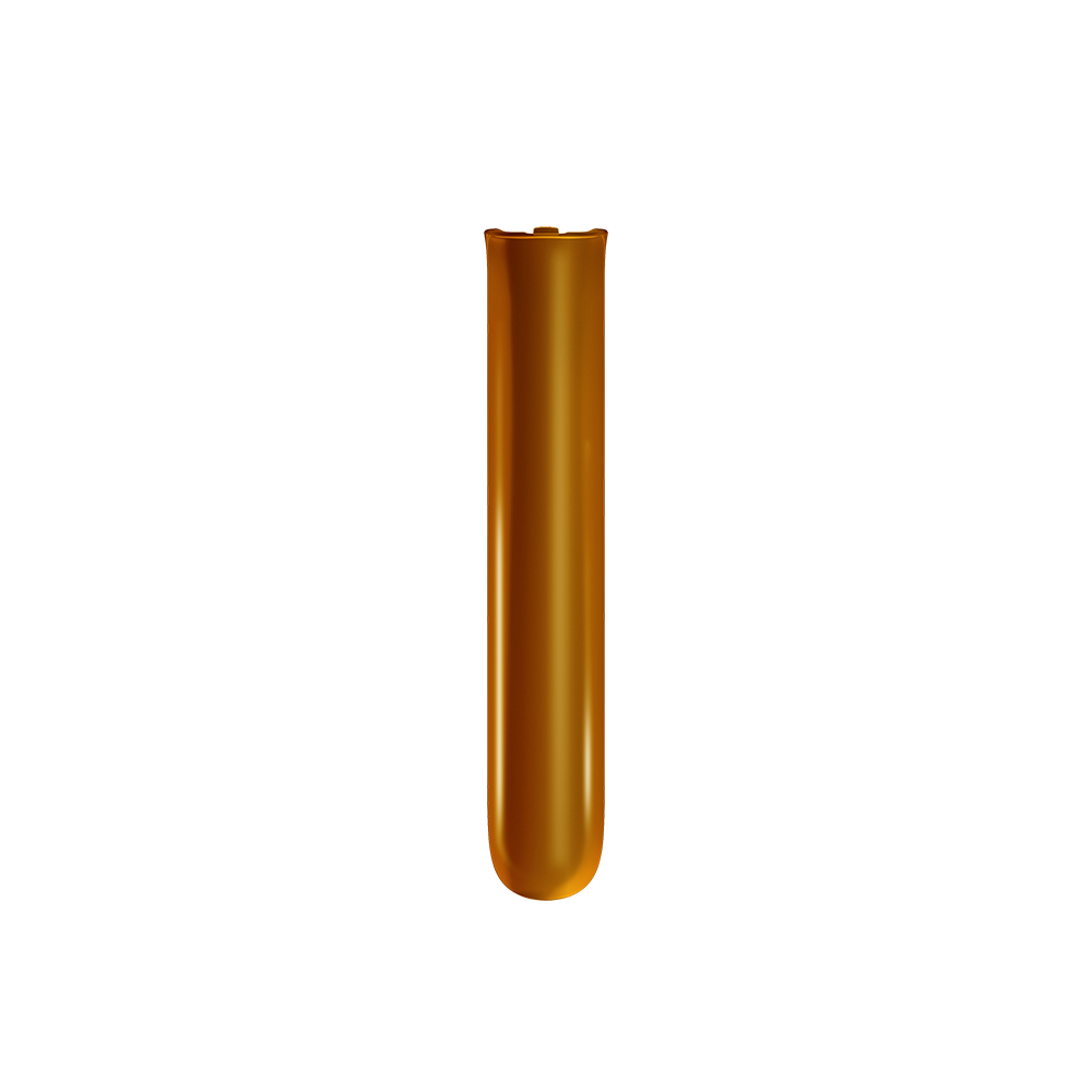 Pohled zepředu na přední panel Ploom AURA v barvě Mango Sorbet