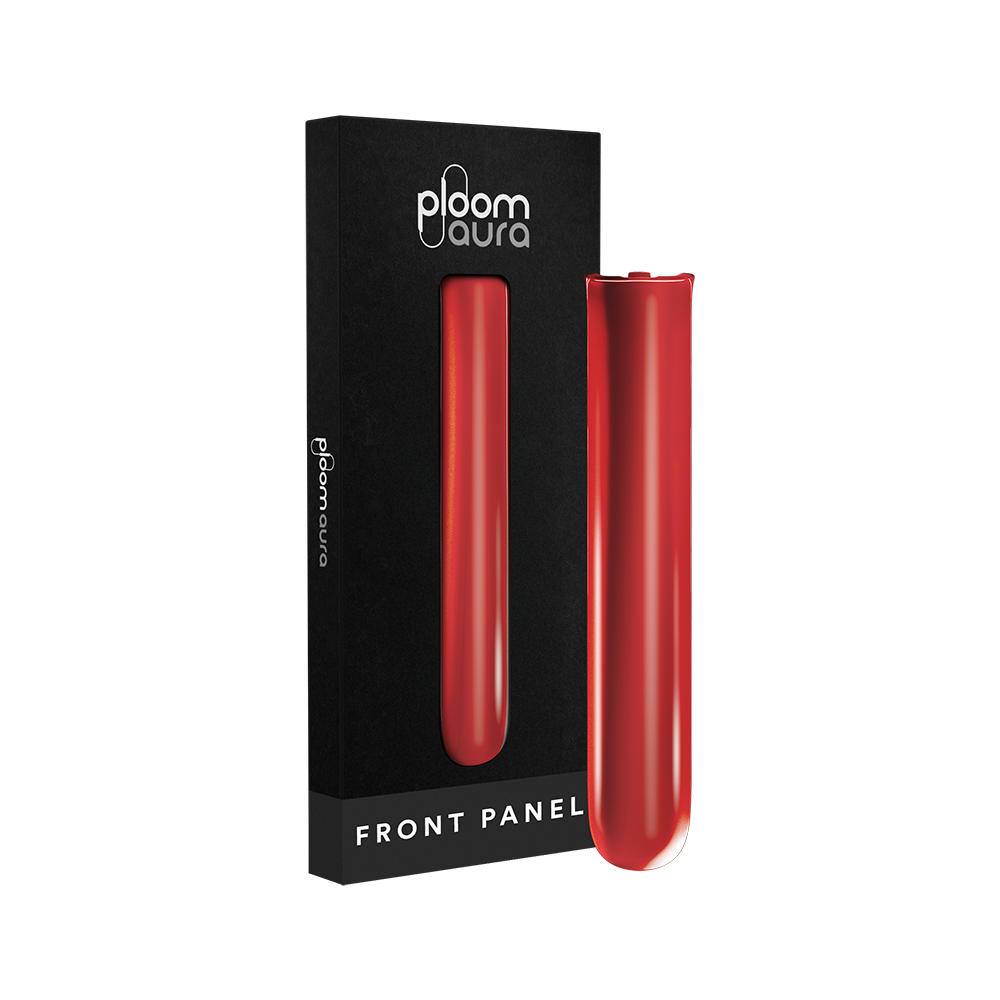 Ploom AURA přední panel Lava Red balení