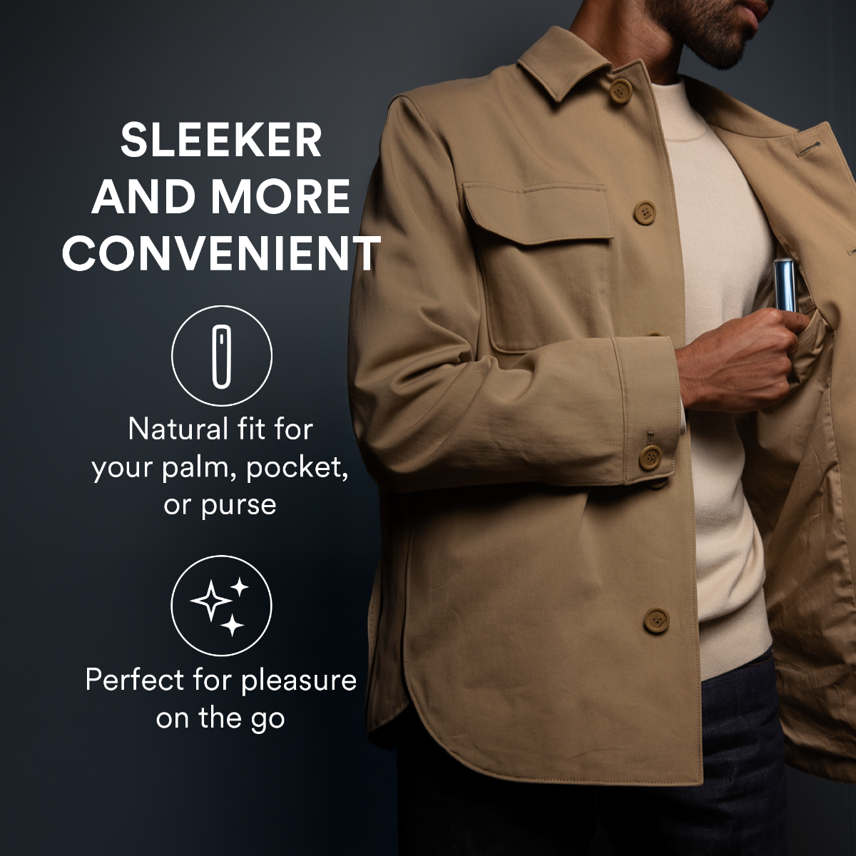 Zařízení Ploom AURA v barvě Rose Gold je elegantnější a pohodlnější zařízení na zahřívaný tabák