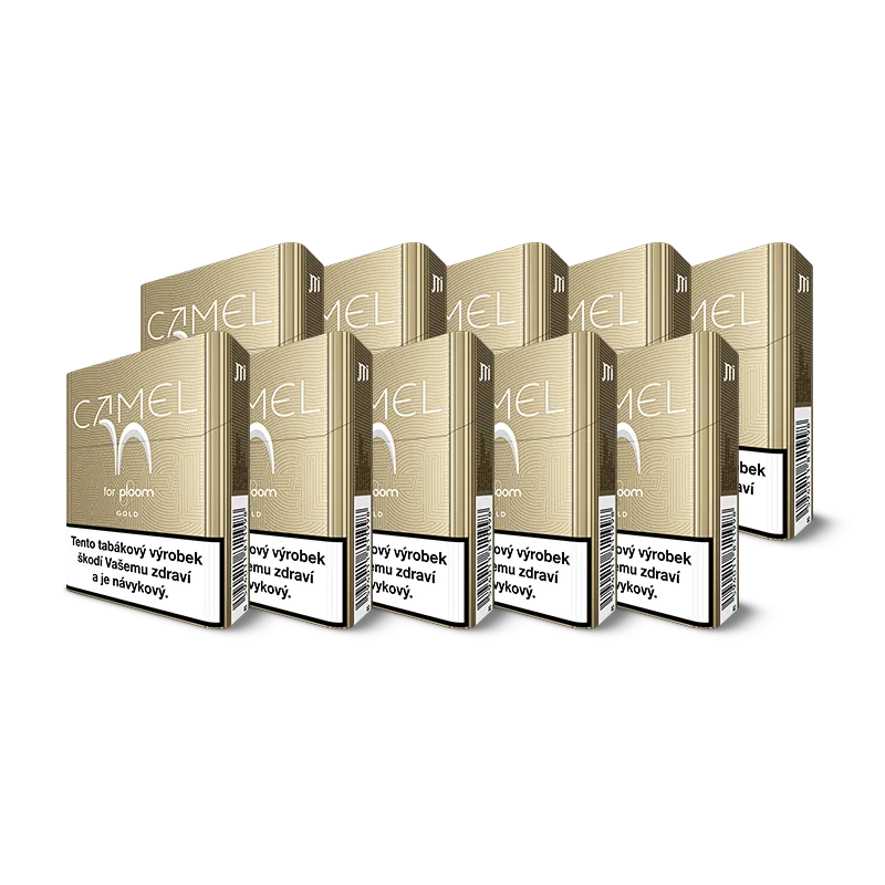 Krabičky Camel tabákových náplní - Gold 10 krabiček