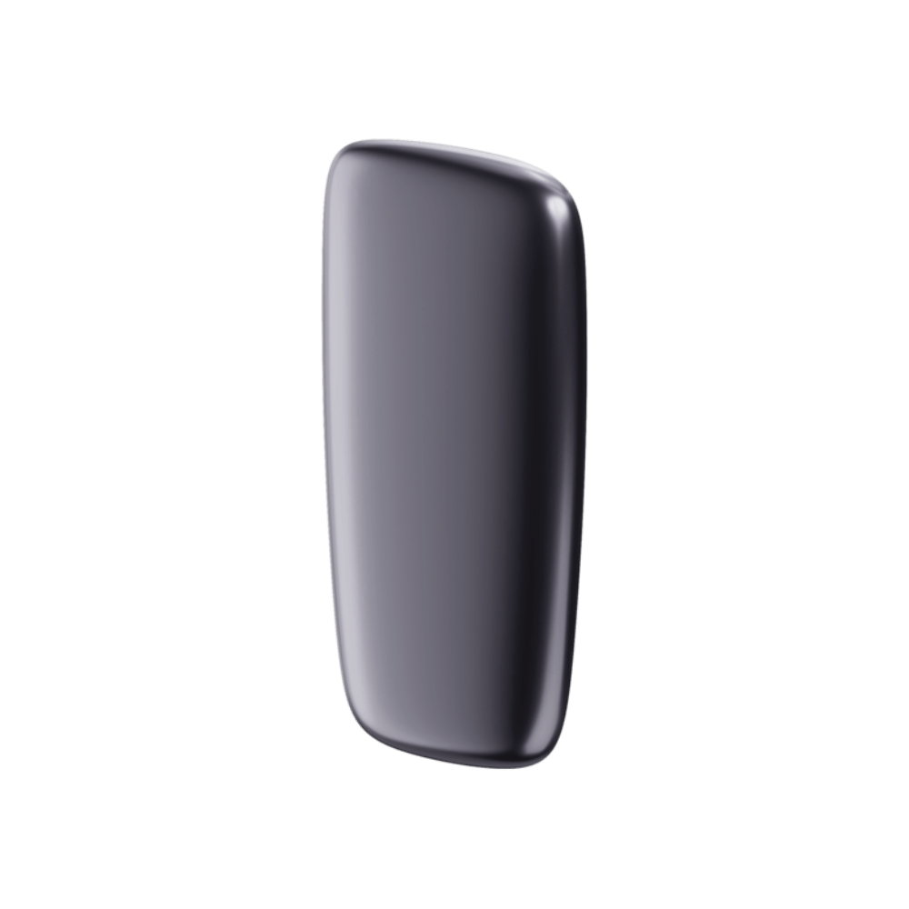 Přední panel na Ploom X Advanced v barvě Lavender - fotka ze strany